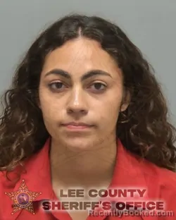 Mugshot of Jael Milagros Hernandez booked in Lee County, Florida on October 6, 2026