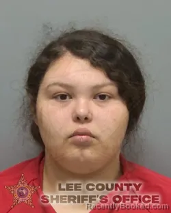 Mugshot of Alanna Renae Arechiga booked in Lee County, Florida on October 6, 2026