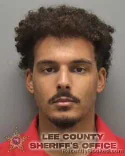 Mugshot of Nathaniel Isaiah Knight booked in Lee County, Florida on October 6, 2026