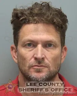 Mugshot of Adam Dale Harper booked in Lee County, Florida on October 6, 2026