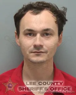 Mugshot of Robert James Heidt booked in Lee County, Florida on October 6, 2026