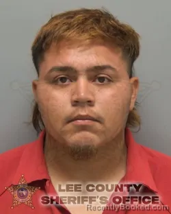 Mugshot of Jose Gabriel Lucas-Salgado booked in Lee County, Florida on October 6, 2026