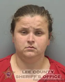 Mugshot of Heather Nicole Castro booked in Lee County, Florida on October 6, 2026