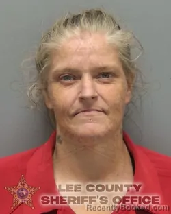 Mugshot of Rebecca Ennis Rambo booked in Lee County, Florida on October 7, 2026