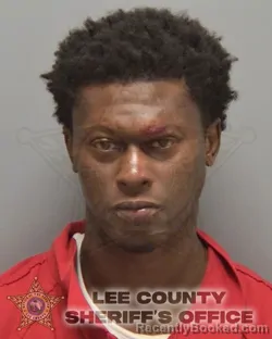 Mugshot of Anthony Dshawn Fletcher booked in Lee County, Florida on October 7, 2026