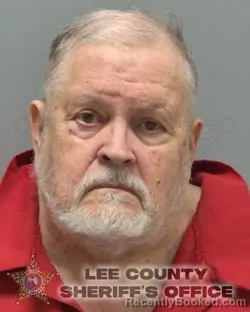 Mugshot of Don Edmund Harper booked in Lee County, Florida on October 7, 2026