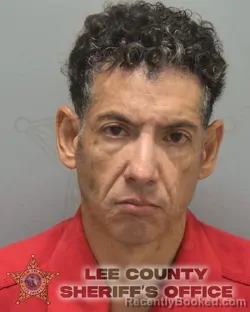 Mugshot of Christian Alexander Bejarano booked in Lee County, Florida on October 7, 2026