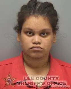 Mugshot of Tatiana Margaret Dutchin booked in Lee County, Florida on October 7, 2026