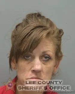 Mugshot of Lisa Jeanine Reed booked in Lee County, Florida on October 7, 2026