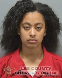 Mugshot of Janiya Shonterria Kinley booked in Lee County, Florida on October 8, 2026