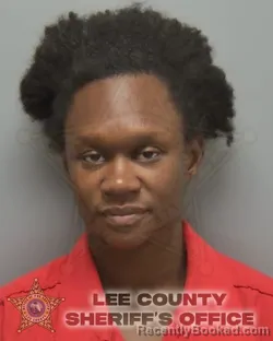 Mugshot of Faith Nikia Butler booked in Lee County, Florida on October 8, 2026