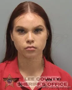 Mugshot of Darsilynn Iris Jones booked in Lee County, Florida on October 8, 2026
