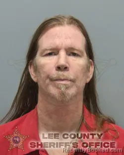 Mugshot of Michael John Ward booked in Lee County, Florida on October 8, 2026