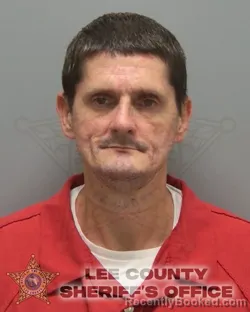 Mugshot of William Kyle Cook booked in Lee County, Florida on October 8, 2026