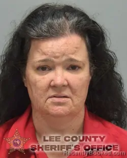Mugshot of Shannon Marie Donovan booked in Lee County, Florida on October 8, 2026