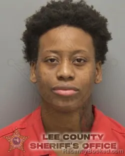 Mugshot of Ronijah Latrice Mcintyre booked in Lee County, Florida on October 8, 2026