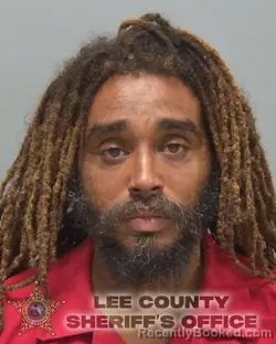 Mugshot of Lamar Rashad Mcdonald booked in Lee County, Florida on October 9, 2026