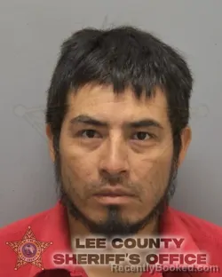 Mugshot of Edin Rodriguez Cristobal booked in Lee County, Florida on October 9, 2026