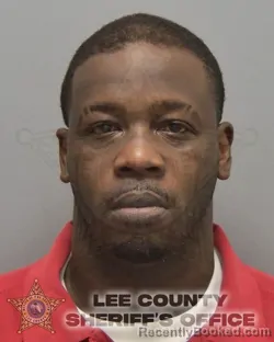 Mugshot of Markey Ian Brown booked in Lee County, Florida on October 9, 2026