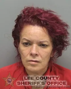 Mugshot of Karen Ivette Hernandez Casiano booked in Lee County, Florida on October 9, 2026