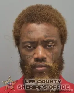 Mugshot of Demetrious Devon Johnson booked in Lee County, Florida on October 10, 2026
