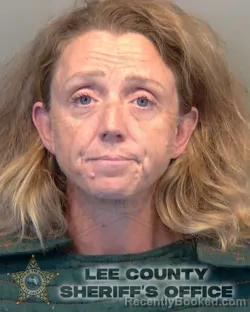 Mugshot of Greta Lynn Marszalkowski booked in Lee County, Florida on October 10, 2026