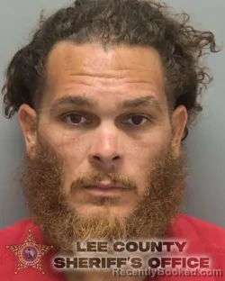 Mugshot of Johnatan David Vazquez booked in Lee County, Florida on October 10, 2026