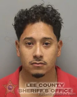Mugshot of Anthony Dimas booked in Lee County, Florida on October 10, 2026