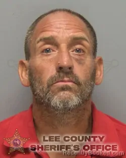 Mugshot of Johnny Lee Powers booked in Lee County, Florida on October 10, 2026