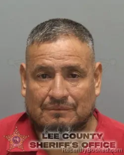 Mugshot of Javier Prado Duarte booked in Lee County, Florida on October 11, 2026