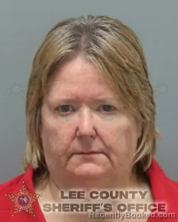 Mugshot of Donna Elaine Blake booked in Lee County, Florida on October 11, 2026