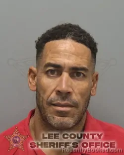 Mugshot of David Martinez Serrano booked in Lee County, Florida on October 11, 2026