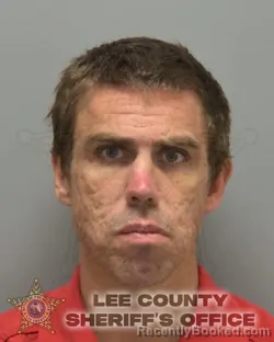 Mugshot of Brendan Joseph Hubly booked in Lee County, Florida on October 11, 2026