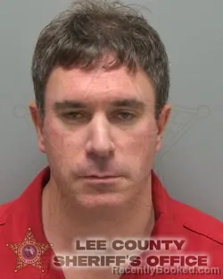 Mugshot of Matthew William Gantert booked in Lee County, Florida on October 12, 2026