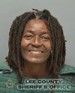 Mugshot of Octavia Yvette Edwards booked in Lee County, Florida on October 12, 2026