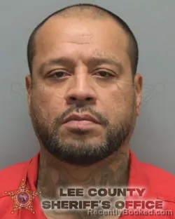 Mugshot of Juan Antonio Sanchez-Caldas booked in Lee County, Florida on October 12, 2026