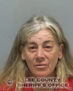 Mugshot of Laurie Burt booked in Lee County, Florida on October 12, 2026