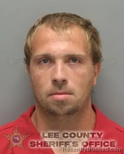 Mugshot of William Robert Plumley booked in Lee County, Florida on October 12, 2026