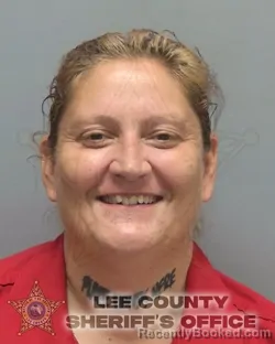 Mugshot of Christina Michelle Suero booked in Lee County, Florida on October 13, 2026