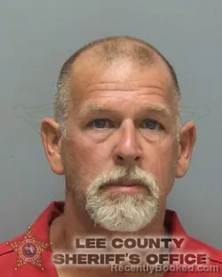 Mugshot of Joseph Robert Lussier booked in Lee County, Florida on October 13, 2026