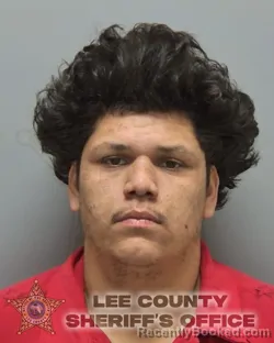 Mugshot of Edwin Eduardo Orellana booked in Lee County, Florida on October 13, 2026