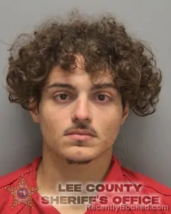 Mugshot of Ryan Charles Jr. Morales booked in Lee County, Florida on October 13, 2026