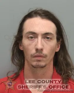 Mugshot of Alexander James Copenhaver booked in Lee County, Florida on October 13, 2026