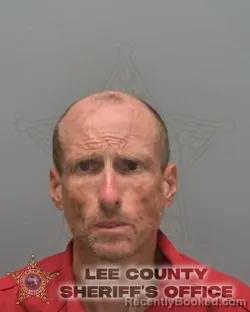 Mugshot of Scott Keith Warren booked in Lee County, Florida on October 13, 2026