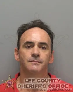 Mugshot of Michael Joseph Jr Staiano booked in Lee County, Florida on October 14, 2026