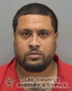 Mugshot of Michael Gabriel Medina booked in Lee County, Florida on October 14, 2026