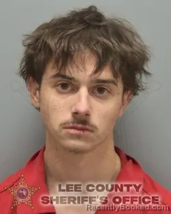 Mugshot of Blake Alexander Riollano booked in Lee County, Florida on October 16, 2026