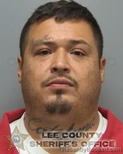 Mugshot of John Andrew Martinez booked in Lee County, Florida on October 30, 2026