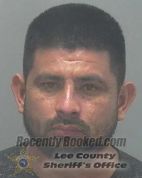 Booking photo from Lee County, Florida