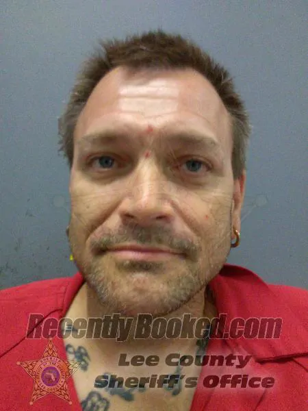 Booking photo from Lee County, Florida